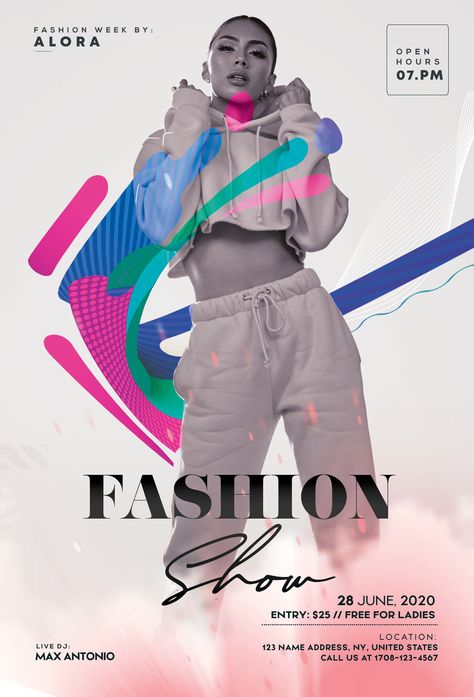 Download Fashion Runway PSD Flyer Template for free. This flyer is editable and suitable for any type of ladies night, Fashion Show, boutique sale, Fashion promotion and other. #flyer #poster #flyers #psdflyer #FreeFlyer Fashion Promotion Poster, Fashion Poster Design Advertising, Creative Fashion Poster, Fashion Poster Design Graphics, Fashion Event Poster, Clothing Poster Design, Fashion Show Poster Design, Fashion Brand Poster, Poster Fashion Design