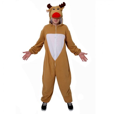 Adult Christmas Reindeer Onesie Family Fancy Dress, Elf Fancy Dress, Christmas Costumes Women, Christmas Clothing Ideas, Reindeer Onesie, Santa Claus Suit, Reindeer Costume, Xmas Outfit, Christmas Fancy Dress