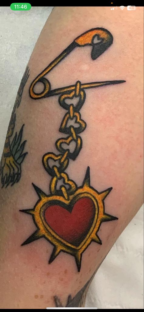 Long Filler Tattoo Traditional, Happy Traditional Tattoo, American Traditional Rosary Tattoo, Pink Floyd Traditional Tattoo, Deep Love Tattoo, Timeless Tattoo Design, American Traditional Surrealism, Old Americana Tattoo, Sternum American Traditional Tattoo