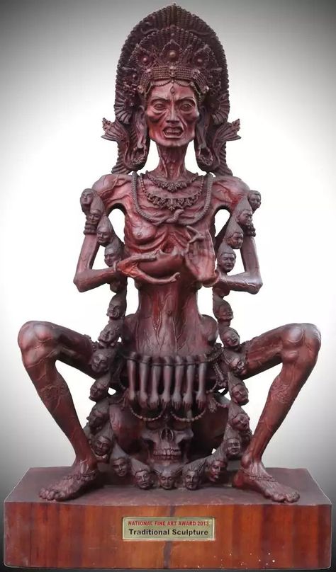 Artist: Pratham Raj Bajracharya Chamunda Maa, Hindu Statues Goddesses, Ancient Indian Art, Tantra Art, Buddhist Art Drawing, Ancient Indian Architecture, Creative Fashion Photography, Indian Sculpture, Temple Art