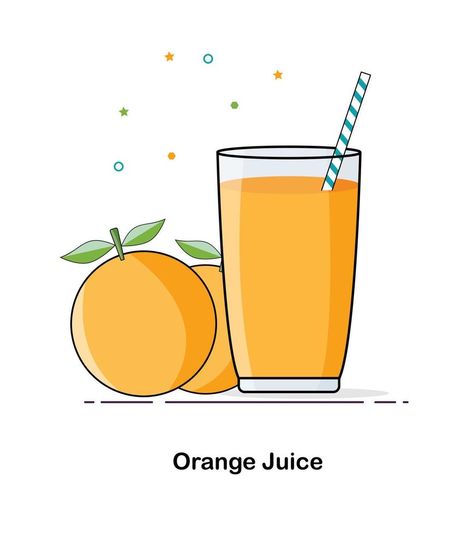 illustration of fresh orange juice . Juice Animation, Orange Juice Illustration, Juice Illustration, Vector Animation, Fresh Orange Juice, Fresh Orange, Illustration Graphic Design, Orange Juice, High Quality Images