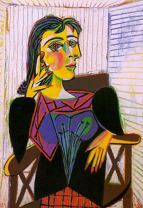 Dora Maar Picasso, Cubist Portraits, Picasso Portraits, Art History Lessons, Cubist Paintings, Pablo Picasso Art, Dora Maar, Art Picasso, Pablo Picasso Paintings