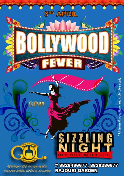 Bollywood Graphic Design, Bollywood Party Poster, Bollywood Party Invite, Bollywood Night Flyer, Bollywood Typography, Bollywood Night Poster, Bollywood Night Decor, Bollywood Background, Game Of Legends