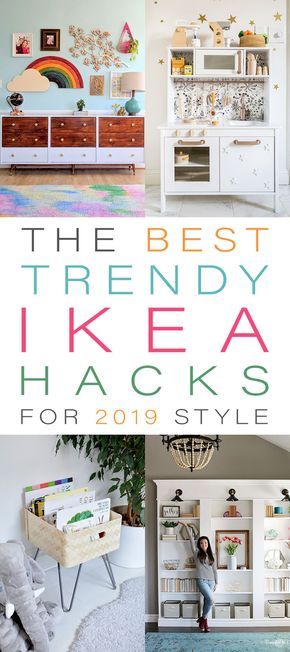 The Best Trendy IKEA Hacks for 2019 Style  #IKEAHacks #IKEAHack #TrendyIKEAHacks #IKEAFurnitureHacks #IKEARastHacks #IKEAMalmHacks #IKEA #Trendy #TrendyFurniture Amazing Ikea Hacks, Ikea Desk Hack, Ikea Play Kitchen, Hacks Ikea, Bedroom Hacks, Easy Ikea Hack, 2019 Style, Ikea Hack Ideas, Ikea Bedroom