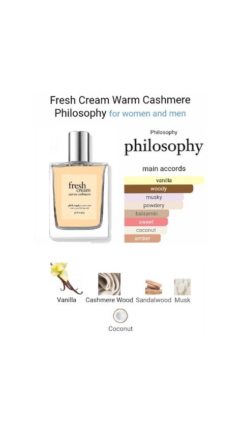 Philosophy's Fresh Cream Warm Cashmere fragrance #Philosophy #FreshCream #WarmCashmere Fresh Cashmere Perfume, Fresh Cream Philosophy Perfume, Fresh Cream Warm Cashmere Perfume, Warm Cashmere Perfume, Vanilla Cashmere Perfume, Philosophy Fresh Cream Warm Cashmere, Fresh Cream Philosophy, Fresh Cream Perfume, Cashmere Mist Perfume