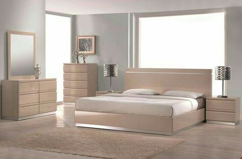 Contemporary Bedroom Sets, Pink Living Room Decor, Best Bedroom Colors, Bed Interior, Wood Bed Design, Room Furniture Design, Bedroom Cupboard Designs, Bedroom Door Design, Luxury Bedroom Design