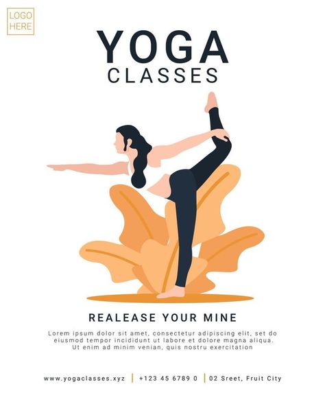 yoga class poster template design. template poster template Yoga Classes Poster, Yoga Class Poster, Class Poster Ideas, Meditation Ideas, Yoga Flyer, Laughter Yoga, Class Poster, Vector Doodle, Flyer Free