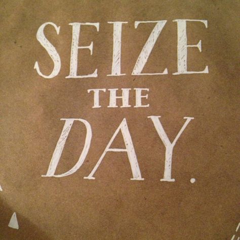 Seize the day Quotes, Canned Meat, Seize The Day, Pure Joy, Room Posters, The Day, Meat, Pure Products, Quick Saves