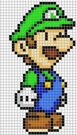 Pixel Art Stitch, Pixel Art Mario, Grille Pixel Art, Mario Crochet, Pixel Art Minecraft, Image Pixel Art, Modele Pixel Art, Pixel Art Pokemon, Images Design