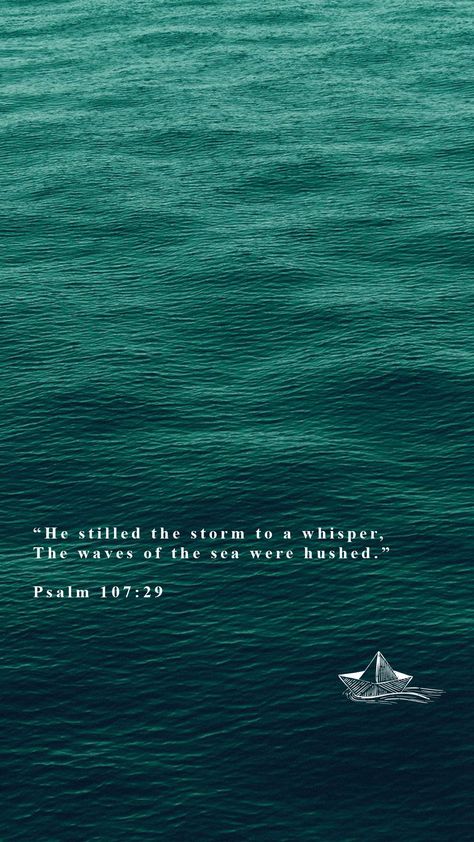 Bible Verse About Waves, Bible Ocean Quotes, Bible Verse With Nature Background, Bible Verses Lockscreen, Bible Verse About Water, Cold Bible Verses, Bible Verses About The Ocean, Bible Verse About Nature, Bible Verses Background