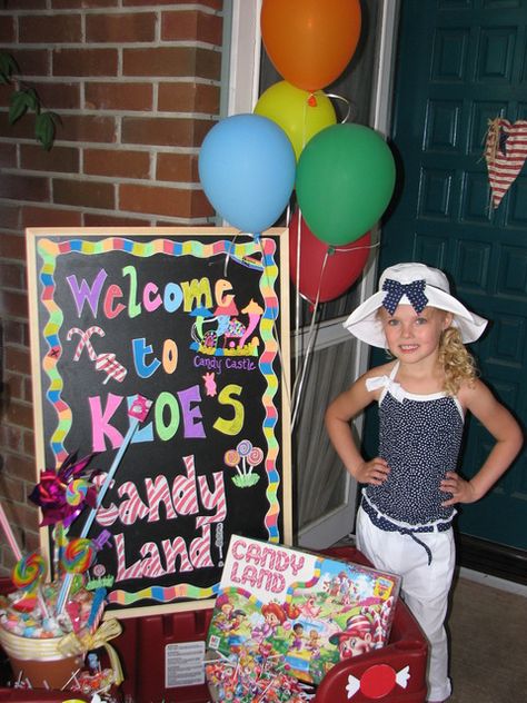 Photo 12 of 88: Candyland / Birthday "Welcome to candyland" Welcome To Candyland, Candyland Birthday Party Ideas, Candyland Party Theme, Candyland Birthday Party, Mary Birthday, Candy Land Birthday Party, Search Party, Girl Bday Party, Candyland Birthday