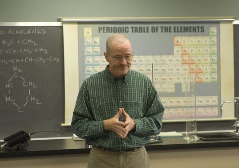 Breaking Bad Season 2 Episode 6 - Peekaboo - Walter White (Bryan Cranston) Walter White Costume, Breaking Bad Season 2, Breaking Bad Seasons, Periodic Table Of The Elements, Bryan Cranston, Walter White, Great Tv Shows, Better Call Saul, Business For Kids