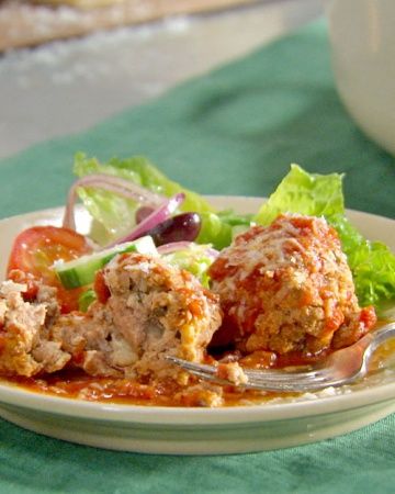 Light and Fluffy Meatballs Fluffy Meatballs, Ground Veal, Ricotta Meatballs, Ground Chuck, Italian Tomato Sauce, Onion Bread, Martha Stewart Recipes, Beef Meatballs, Hamburger Recipes