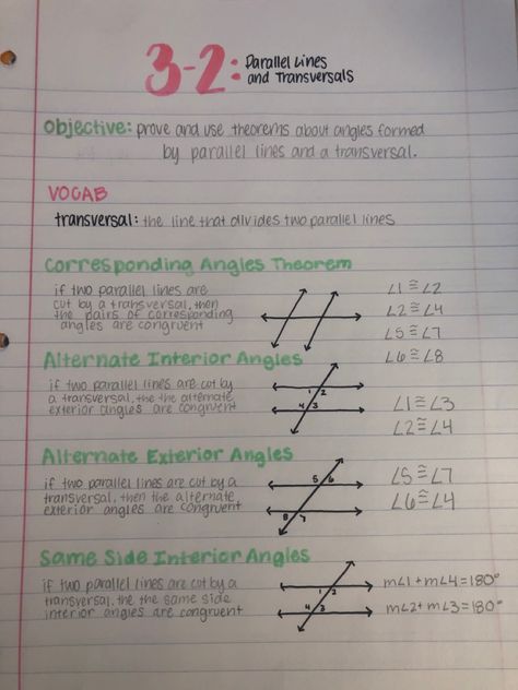 Algebra 3 Notes, Honors Geometry High School, Geometry Notes Aesthetic, Geometry Notes High School, High School Notes, Math Study Notes, Algebra Notes, Math Study Guide, Geometry Notes