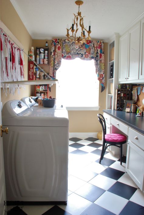 hunt and host home tour link up laundry Laundry And Craft Room Ideas, Craft Room In Laundry Room, Laundry Room Sewing Room Combo, Sewing Laundry Room, Craft Laundry Room, Laundry Room Office Combo Layout, Laundry Room And Craft Room Combo, Laundry Sewing Room Combo, Laundry Craft Room Combo