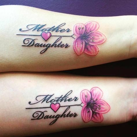 Mommy Daughter Tattoos, Friends Tattoos, Mom Daughter Tattoos, Matching Tats, Daughter Tattoo, Flower Tattoo Arm, Mother Tattoos, Tattoo For Son, Daughter Tattoos