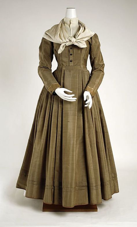 WikiVictorian on Twitter: "Ensemble, 1870. The MET.… " Victorian Dresses, 1800s Clothing, 1870s Fashion, 19th Century Clothing, 1800s Fashion, Century Dress, Victorian Costume, 19th Century Fashion, Gathered Dress