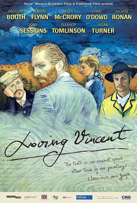 Loving Vincent, Helen Mccrory, Film Cult, British Movies, Douglas Booth, Imdb Movies, Saoirse Ronan, Arte Van Gogh, Cinema Posters