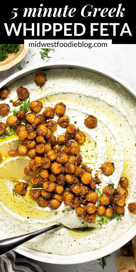 Hungry Root, Mind Recipes, Whipped Feta Dip, Recipe App, Spiced Chickpeas, Feta Recipes, Feta Dip, Crispy Chickpeas, Whipped Feta