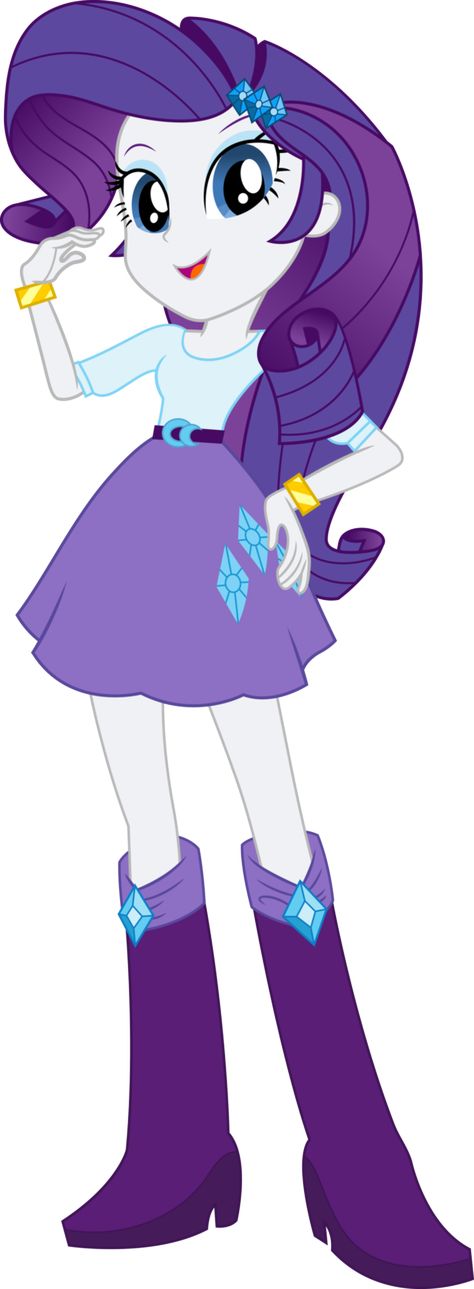 Equestria Girls Rarity Vector by icantunloveyou.deviantart.com on @DeviantArt Rarity Costume, Nightmare Rarity, Rarity Equestria, Equestria Girls Rainbow Dash, Rarity Human, Canterlot High, Apple Jacks, Rarity Pony, Mlp Rarity