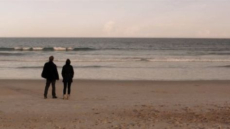 Stuck In Love, Just Like Heaven, People Standing, Film Stills, Two People, Camping Hacks, Cinematography, Film Photography, The Ocean