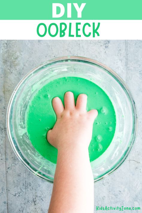 Camping Science Activities, Science Activities For Preschoolers, Oobleck Recipe, How To Make Oobleck, Science Activities For Toddlers, Preschool Science Activities, Sensory Art, Indoor Kids, Science Activities For Kids