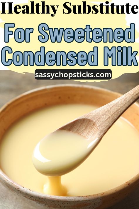 Looking for a healthy substitute for sweetened condensed milk?  Try these great dairy-free options that add a creamy texture to your recipes without all the added sugar. Healthy Sweetened Condensed Milk, Non Dairy Sweetened Condensed Milk, Homemade Evaporated Milk Recipes, Healthy Condensed Milk, Sugar Free Condensed Milk Recipes, Sweetened Condensed Milk Substitute, Healthy Condensed Milk Recipes, Substitute For Condensed Milk, Diy Condensed Milk