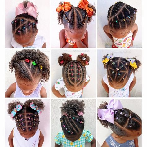 Natural Hairstyles For Girls Black, Little Toddler Girl Hairstyles African Americans, Easy Hair Styles For Black Girls Kids, Natural Kids Hairstyles Black, Cute Hairstyles For Little Black Girls With Curly Hair, Children's Hair Styles Kids, Black Toddler Hairstyles Girl Braids Natural Kids, Quick Lil Girl Hairstyles Black, Kindergarten Picture Day Hair Black