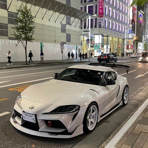 White Supra, Supra Mk5, Best Jdm Cars, Drifting Cars, Street Racing Cars, Classy Cars, Japan Cars, Pretty Cars, Tuner Cars