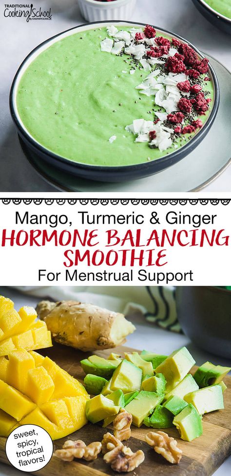 Ease Period Cramps, Hormones Balance, Hormone Balancing Smoothie, Hormone Balancing Recipes, Menstrual Phase, Thm Drinks, Seed Cycling, Healthy Hormones, Flax Seed Recipes