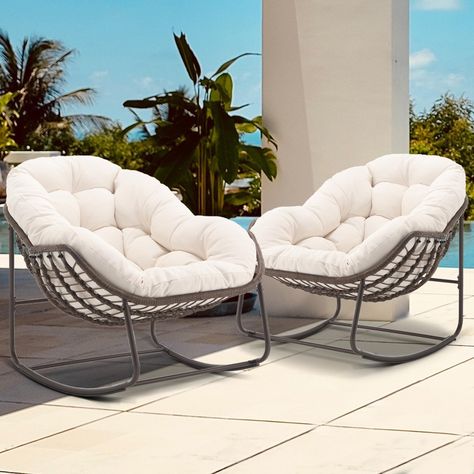 Double papasan chair