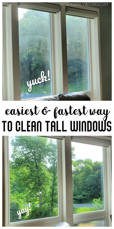 Cleaning Hacks For Windows, How To Clean Glass Windows, Best Way To Wash Windows Outside, Easy Way To Clean Windows, Diy Outside Window Cleaner, Best Window Cleaner Recipe, Best Glass Cleaner Window, Best Way To Wash Windows Inside, Cleaning Outside Windows Best Way To