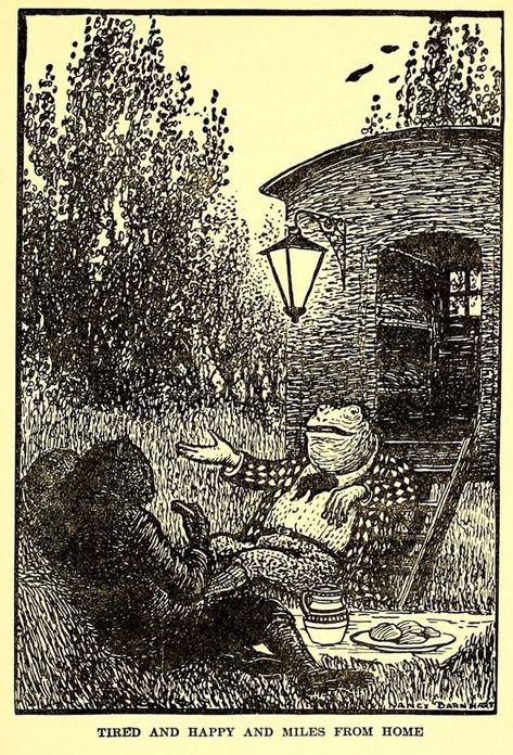 An illustration for The Wind in the Willows by Kenneth Grahame Mole Rat, Kenneth Grahame, The Wind In The Willows, Wind In The Willows, Childrens Books Illustrations, Fairytale Art, Childrens Stories, Nursery Art Prints, Black And White Drawing