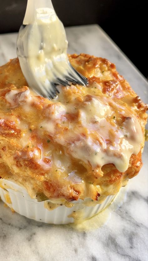 Cheddar Bay Biscuit Seafood Pot Pie | kingcooks Biscuit Pot Pie, Lobster Pot Pies, Seafood Pot Pie, Seafood Pot, Mixed Seafood Recipe, Cheesy Biscuits, Homemade Apple Butter, Cheddar Bay Biscuits, Fish Pie