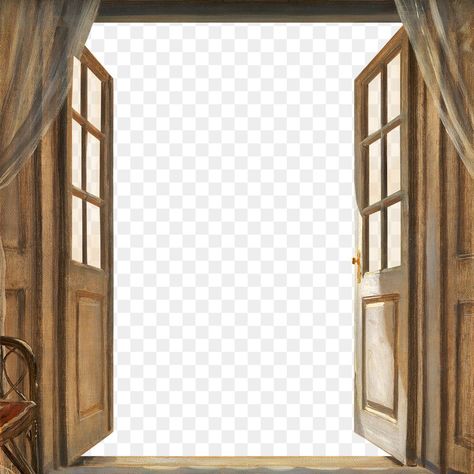 Cottagecore Png, Window Illustration, Png Illustration, Photoshop Digital Background, Vintage Window, Vintage Png, Frame Png, Wooden Windows, Vintage Windows