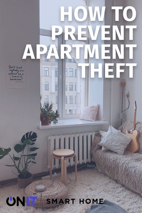 When thinking about how to prevent burglary in an apartment building, there are several important factors to keep in mind. By thinking about apartment safety ahead of time, it might be possible to prevent a costly burglary from taking place. Here are several important tips everyone should note before moving in! #ONITHome #ONITSmartHome Security For Apartments, Apartment Safety Tips For Women, Single Girl Apartment, Apartment Safety, Apartment Security, Home Maintenance Tips, Perfect Apartment, Home Safety Tips, Apartment Management