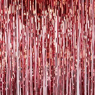 Amazon.com: pink tinsel backdrop Pink Backdrop Ideas, Pink Photo Backdrop, Tinsel Backdrop, Pink Party Theme, Sweet 16 Party Decorations, 30th Birthday Bash, Fringe Curtains, Rose Gold Wedding Cakes, Glitter Backdrop