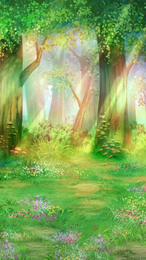 Scenery Background, Fantasy Forest, Background Wallpaper For Photoshop, Beautiful Wallpapers Backgrounds, Beautiful Locations Nature, Beautiful Landscape Wallpaper, Fantasy Art Landscapes, Amazing Art Painting, Anime Scenery Wallpaper