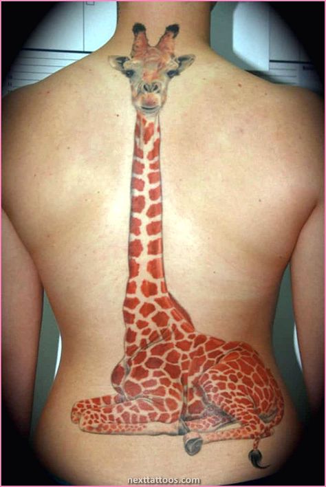 Amazing Male Spine Tattoos - Male Cool Spine Tattoos Back Tattoo, Giraffe Tattoo, Design Your Own Tattoo, Tattoo Zeichnungen, Back Tattoos For Guys, Spine Tattoo, A Giraffe, Spine Tattoos, Back Tattoos