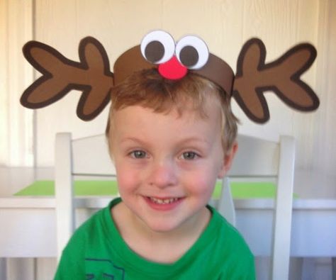 Printable reindeer hat... Reindeer Hats For Preschool, Reindeer Hat, Christmas Program, Reindeer Headband, Christmas School, Preschool Christmas, Easy Christmas Crafts, Classroom Crafts, Noel Christmas