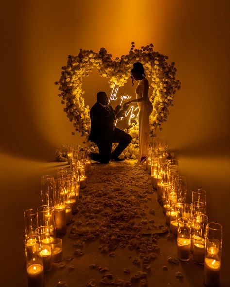 A moment to remember forever 💍✨ When love lights up the room and hearts are filled with joy. Here’s to new beginnings and endless love! 💖 Couple @bolowogbade @timothyodeyomi Photo @studio55bymich @aureliaweddings Video @asfilms.co @aureliaweddings Decor @partyluxe.htx Venue @sanmanstudios #SheSaidYes #Engaged #ProposalGoals #LoveStory #foreverandalways #houstonweddingphotographer #destinationweddingphotographer #engagement #blacklove #myafrocaribbeanwedding Romantic Proposals Ideas, Dinner Proposal Engagement, Vision Board Photos Pictures Couple, Wedding Locations Aesthetic, Love In Pictures Art, Perfect Engagement Proposal, Vision Board 2025 Engagement, Twin Flame Wedding Theme, Pics For Vision Board Marriage