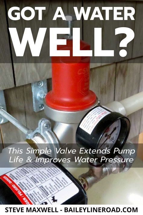 Well Pressure Tank, Well Water System, Bbq Shed, Water Survival, Survival Skills Life Hacks, Water Storage Tanks, Plumbing Installation, Diy Plumbing, Plumbing Repair