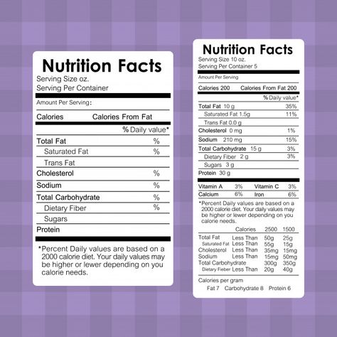 Nutrition facts food labels information | Free Vector #Freepik #freevector #food #label #sticker #packaging Fish Nutrition Facts, Food Label Design, Nutrition Facts Quotes, Nutrition Facts Design, Chips Bags, Diy Favors, Healthy Restaurant Food, Sticker Packaging, Nutrition Facts Label