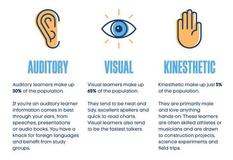 96% of teachers believe we have a preferred learning style but the evidence suggests it’s probably a myth. Am I a Visual, Auditory or Kinesthetic learner? I have done tests to determine this … Final Exam Study Tips, Kinesthetic Learner, Visual Learning Style, Learning Types, Industrial Organizational Psychology, Organizational Psychology, Phd Graduate, Drawing Music, Auditory Learners