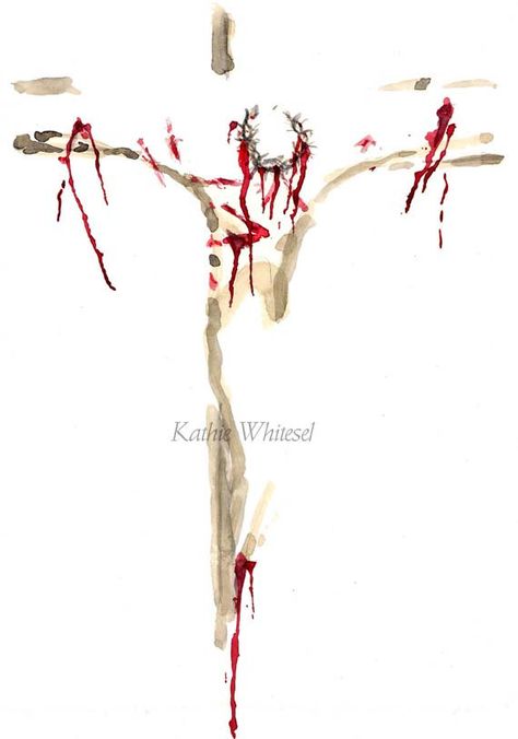 Religious Art Abstract Painting of Jesus on by KWhiteselCreations, $18.00 Jesus Sacrifice, Jesus Prints, Art Sacre, Prophetic Art, Cross Art, Art Abstract Painting, Jesus Painting, Biblical Art, Crown Of Thorns