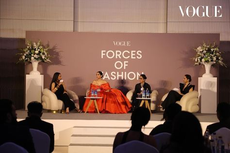 VOGUE India on X: "Vogue India's #ForcesofFashion second edition with true visionaries of the fashion universe. An all women panel of designers #AnitaDongre, along with actor #SonamKapoor, Rochelle Pinto discussed how India has emerged as a crucial stakeholder in the global luxury industry. https://t.co/PwmTVSxUmi" / X Anita Dongre, Panel Discussion, Vogue India, Sonam Kapoor, The Fashion, Universe, Vogue, Actors, India