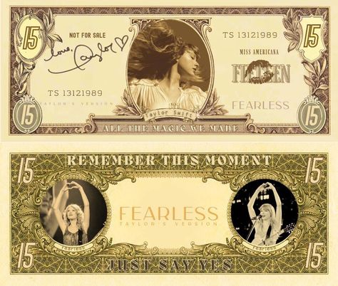 Taylor Swift Money Bill, Taylor Swift Dollar Bill, Taylor Swift Monopoly Money, Taylor Swift Money, Monopoly Taylors Version, Taylor Swift Monopoly, Swift Monopoly, 15 Taylor Swift, Taylor Swfit