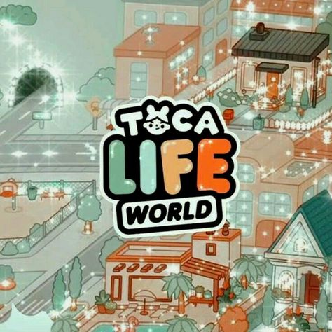 Toca Boca Wallpaper Aesthetic Ipad, Tocaboca Logo, Toca Boca Aesthetic Pfp, Toca Boca Logo Aesthetic, Toca Boca Pfp, Toca Pfp, Cottagecore Icons, Toca Life World Aesthetic Pfp, Build Your House