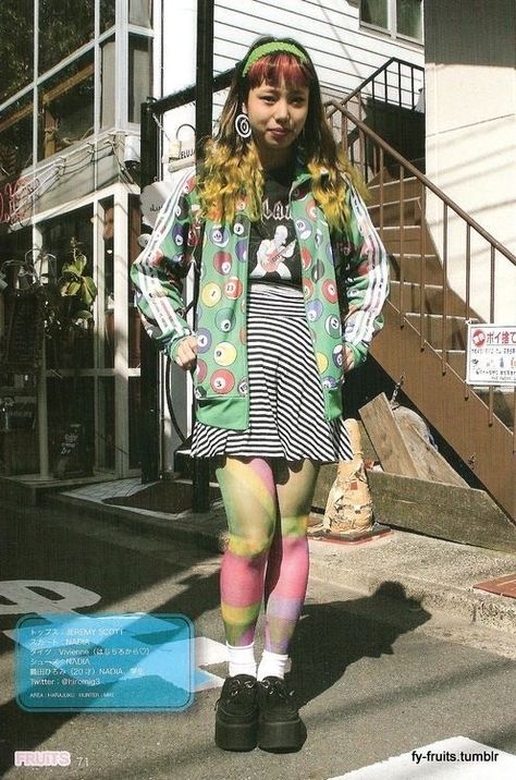 Mode Harajuku, Fruits Magazine, 일본 패션, Funky Outfits, Japanese Street Fashion, J Fashion, Harajuku Fashion, Gothic Lolita, Visual Kei