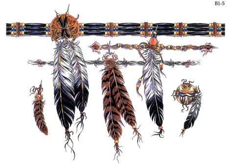 Native Indian Tattoos, Native American Tattoo Designs, Tato Maori, Indian Tattoo Design, Indian Feather Tattoos, Tattoo Band, Native American Feathers, American Indian Tattoos, Native American Tattoo